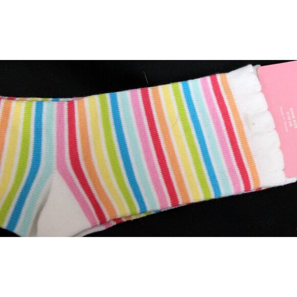 2008 Gymboree Spring Rainbow 3pc Striped Skorts Socks Candy Skirt sz 7 Spring - Picture 6 of 10